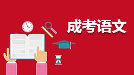 成人高考專升本語文復(fù)習